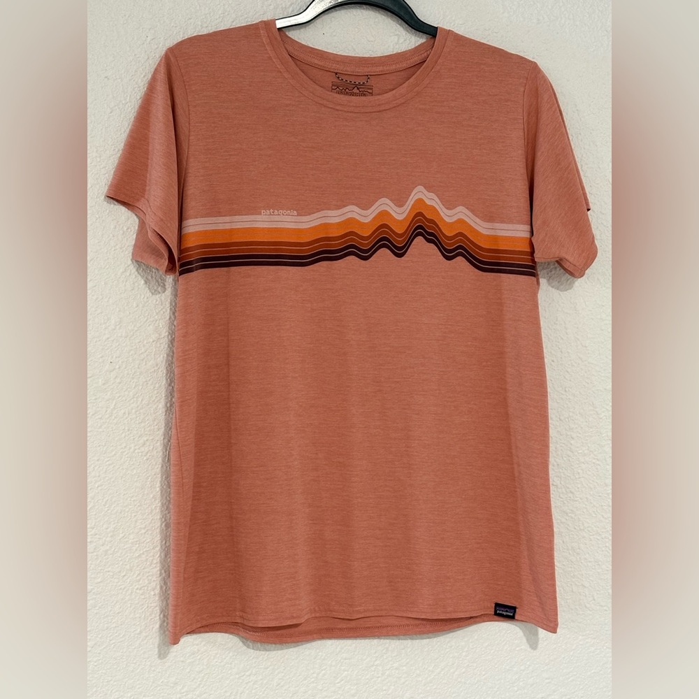 Patagonia Wave Tee - Peach/Pink